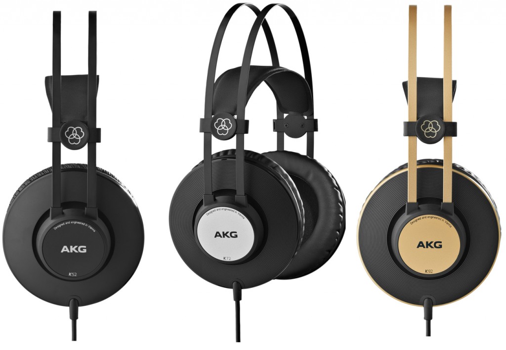 AKG K52, K72, K92 Headphones