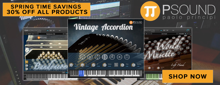 PSound 30% Off Virtual Instrument Software