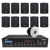 Adastra 10 Speaker (5.25") 4-Zone Background Music System with BT & DAB Radio