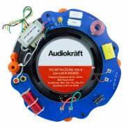 10 x White AudioKraft PCS-60T Premium Ceiling Speakers With RM360D Amplifier & Cable