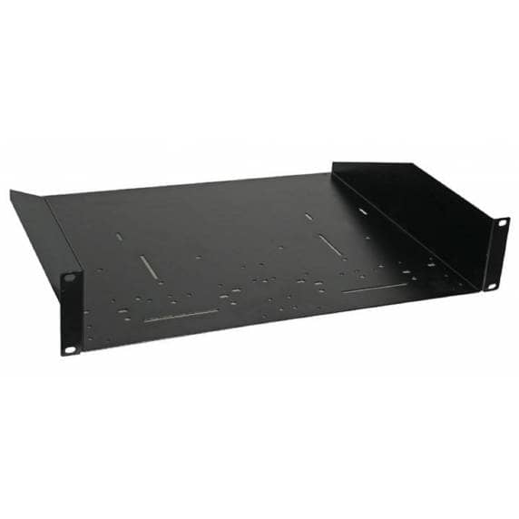 19" 2U Rack Shelf Equipment Holder for Cases & Cabinets