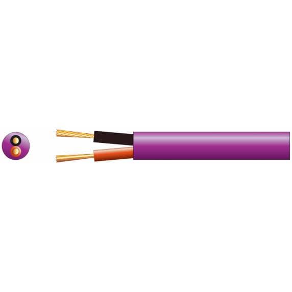 2-Core Double Insulated Low Smoke Speaker Cable (LSHF) - 25 Metre Cut