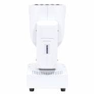 2 x Equinox Fusion 120 Zoom MKII Moving Head (White) + 3m DMX Cable