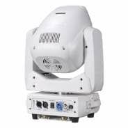 2 x Equinox Fusion 200 Zoom Spot LED Moving Head - White Housing