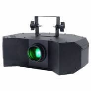 2 x Equinox Helix 100W GOBO Flower (Black) & 2-Way Flight Case