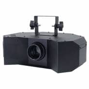 2 x Equinox Helix 100W GOBO Flower (Black) & 2-Way Flight Case