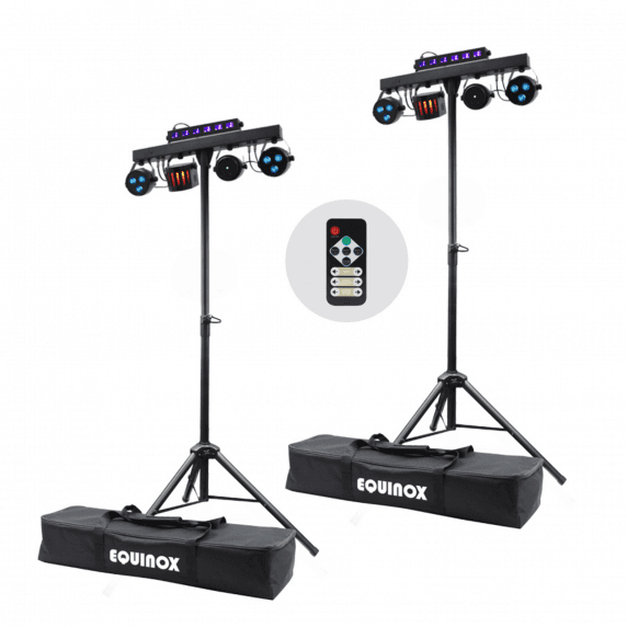 2 x Equinox Microbar Multi System Reloaded Lighting Package