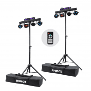 2 x Equinox Microbar Multi System Reloaded Lighting Package