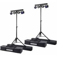 2 x Equinox Microbar Multi System T-Bar Lighting Package