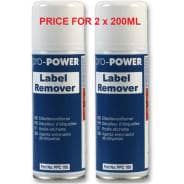 2 x Pro Power Label Remover, 200ml