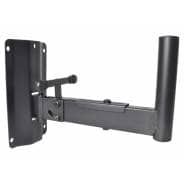 2 x Ultimax WMA 560BK Heavy-Duty Wall-Mount Speaker Brackets (Black)