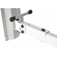 2 x Ultimax WMA 560WH Heavy-Duty Wall-Mount Speaker Brackets (White)