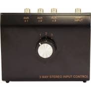 3 Way Stereo Audio Source Selector