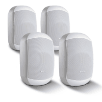 4 Pack of Biamp MASK4C-W 4.25" Two-Way Loudspeakers, White