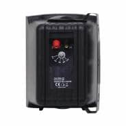 4 Speaker Background Music System with Bluetooth & DAB Radio - Black Wall Speakers
