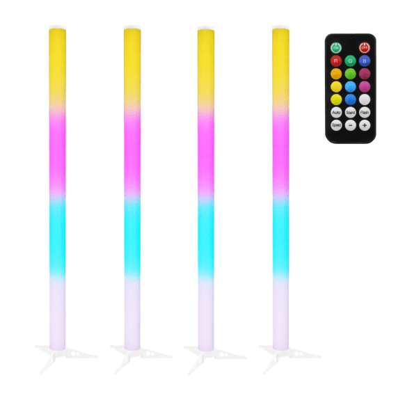 4 x Equinox Pulse Tube - Colour Changing LED Effect