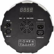 4 x QTX PAR-180 RGB PAR Can With Carry Bag & Leads 