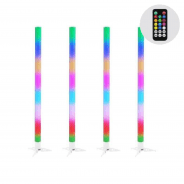 4x Equinox Pulse Tube Lithium - Colour Changing LED Effect