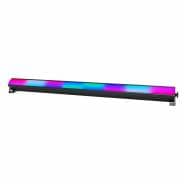 4x Equinox SpectraPix RGB LED Light Batten with Floor Mounting Brackets (Black)