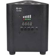 4x QTX Tri-PAR Rechargeable Battery Uplighters Triple PAR RGBW