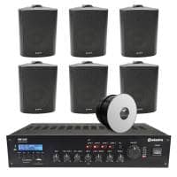 Adastra 6 Speaker Background Music System with Bluetooth & DAB for Gyms and Leisure Centres