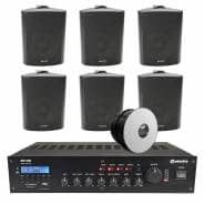 6 Speaker Background Music System with Bluetooth & DAB for Gyms and Leisure Centres