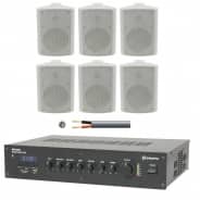 6 Speaker Background Music System with Bluetooth & DAB for Gyms and Leisure Centres