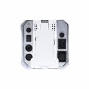 8 x LEDJ Rapid QB1 HEX LED Battery Uplighters (White) With Charge Flight Case