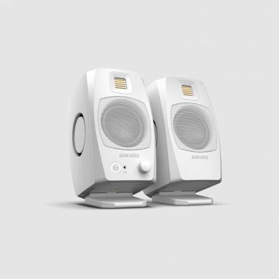 ADAM Audio D3V Active Desktop Monitor Speakers (Pair) - White