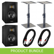 Adam Audio T5V 5" Studio Monitors with Desktop Stands & Cables
