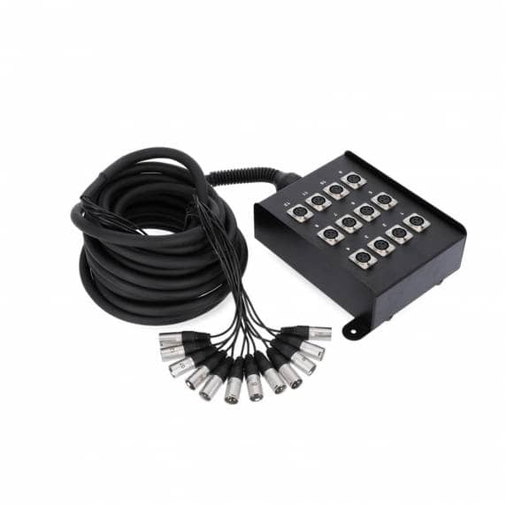 Adam Hall 12 Way Multicore Stage Box (10m)