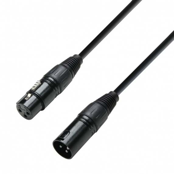 Adam Hall 3 Star Series 6m XLR Male to XLR Female DMX Cable