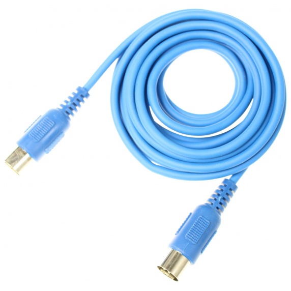 Adam Hall 3m MIDI Cable - 3 Star Pro Series - Blue