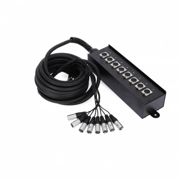 Adam Hall 8 Way Multicore Stage Box (10m)