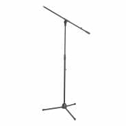 Adam Hall S5BE Adjustable Microphone Stand with Boom Arm - Black