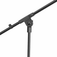 Adam Hall S5BE Adjustable Microphone Stand with Boom Arm - Black
