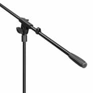 Adam Hall S5BE Adjustable Microphone Stand with Boom Arm - Black