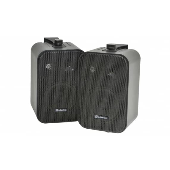 Adastra 100V Line 4" Black Wall Speakers - Pair