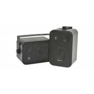 Adastra 100V Line 4" Black Wall Speakers - Pair