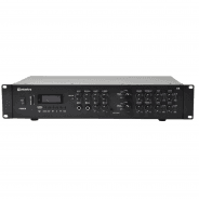Adastra A4 4 Channel Stereo PA Mixer Amplifier, 4x 200W, with Bluetooth