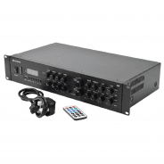 Adastra A4 4 Channel Stereo PA Mixer Amplifier, 4x 200W, with Bluetooth