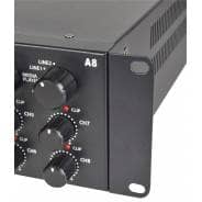 Adastra A8 8-Channel / 4-Zone Stereo Mixing Amplifier