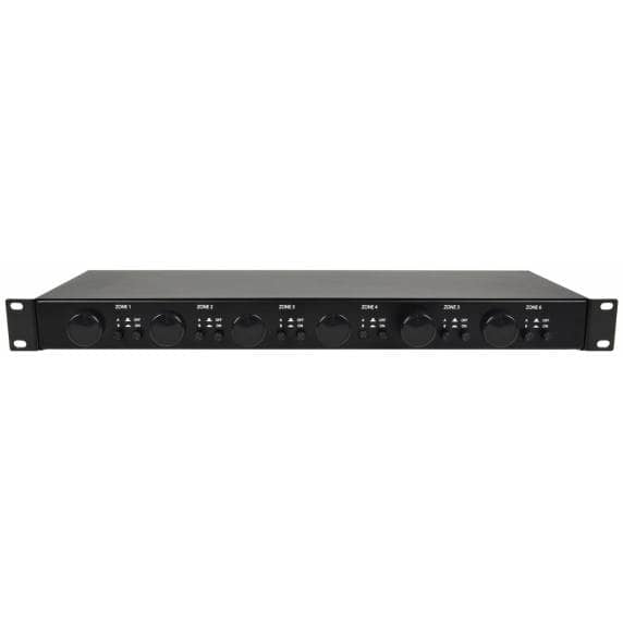 Adastra AT6 6-Way 100V Volume Attenuator with A/B Source Selection