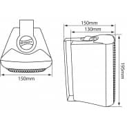 Adastra BC4V-W 4" 100V Wall Speaker 35Wrms , White 