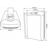 Adastra BC6V-W 6.5" 100V Wall Speaker 60Wrms, White