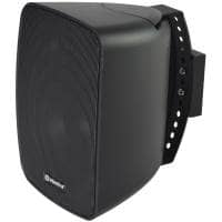 Adastra BG4T-B 100V/16Ω IP54 Weatherproof Wall Speaker, Single, Black