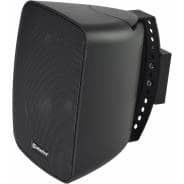 Adastra BG5T-B 100V/16Ω IP54 Weatherproof Wall Speaker, Single, Black