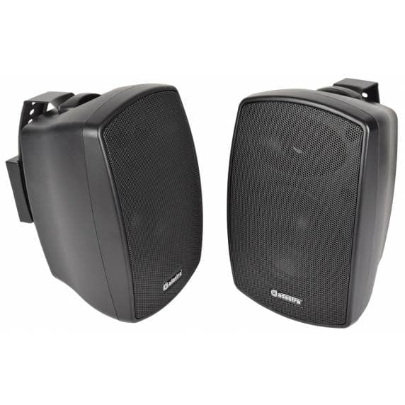 Adastra BH4 8 Ohm Indoor/Outdoor Background Speakers, BLACK (Pair)
