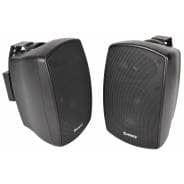 Adastra BH4 8 Ohm Indoor/Outdoor Background Speakers, BLACK (Pair)