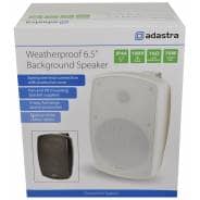 Adastra BH6V-B Background Music Speaker, 100V/16 Ohms, IP44 Rated	